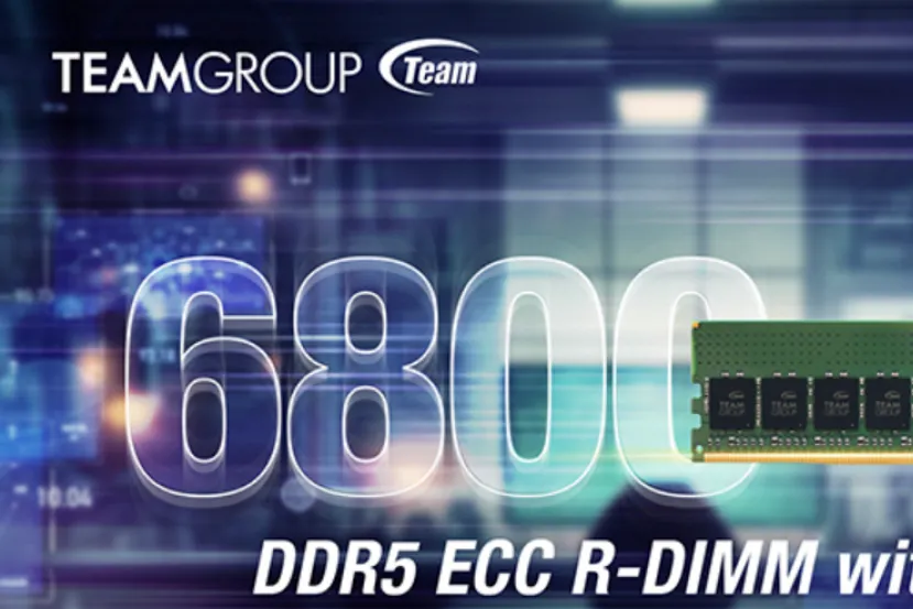 TeamGroup lanza sus memorias RDIMM DDR5-6800 ECC para los Intel Xeon Sapphire Rapids