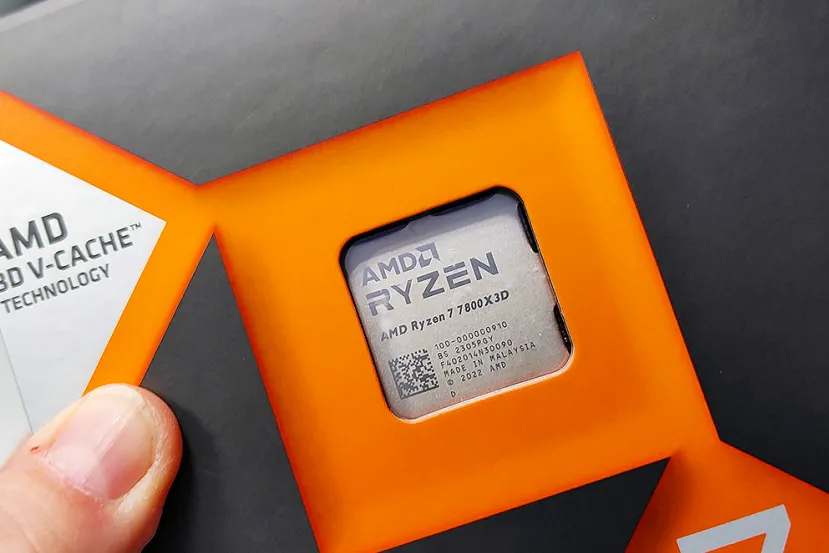 Consiguen overclockear el AMD Ryzen 7 7800X3D hasta los 5,4 GHz