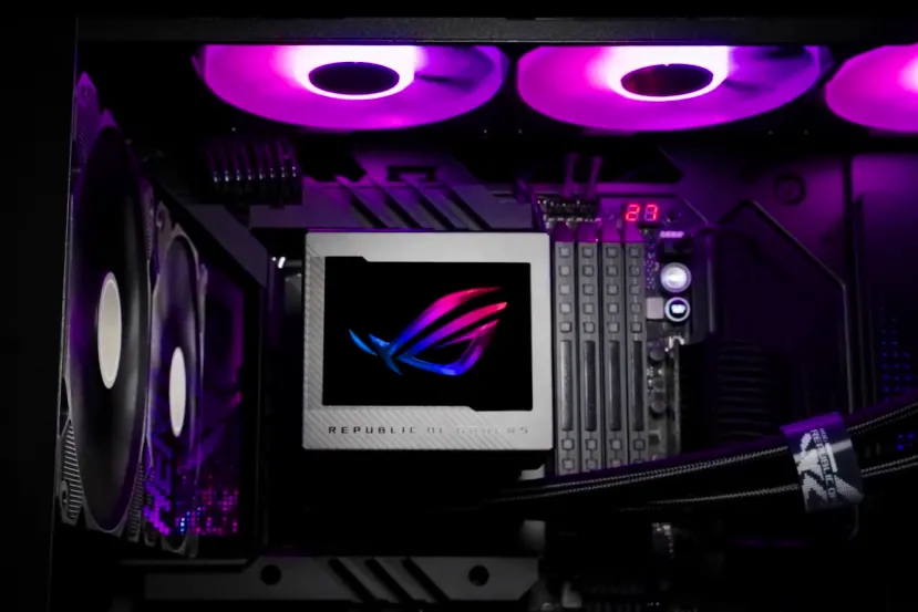 Nuevas RL AIO ASUS ROG Ryujin con panel LCD de 3,5"