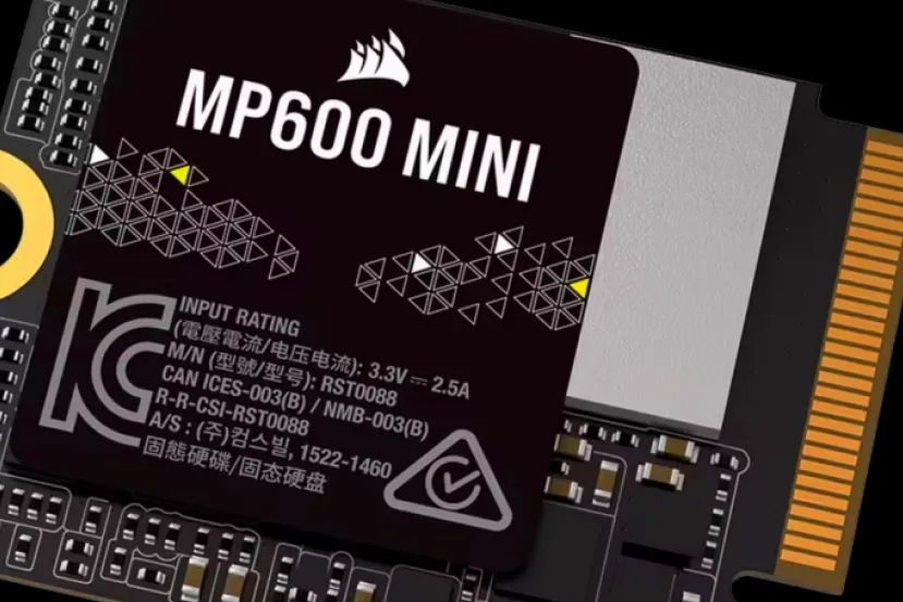 The Corsair MP600 Mini M.2.  It arrives in 2230 format to gain a place on the Steam Deck