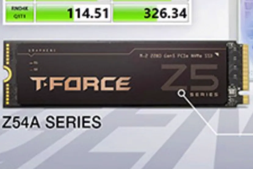 Más de 14 GB/s en los nuevos SSD PCIe Gen 5 TeamGroup T-Force Z54A Series