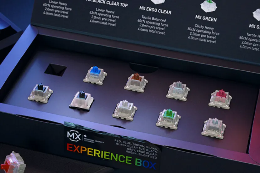 Cherry lanza su MX Experience Box con 10 interruptores mecánicos de distintos tipos