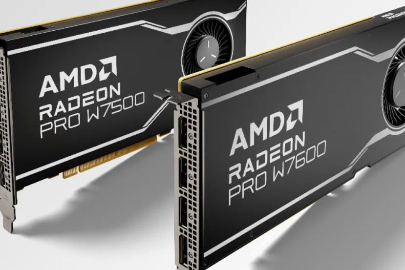 Las AMD Radeon Pro W7600 duplican el rendimiento de la pasada generación a menor precio