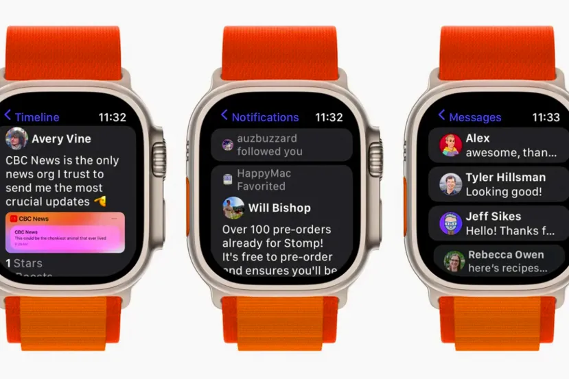 Stomp lanza una aplicación de Mastodon para el Apple Watch
