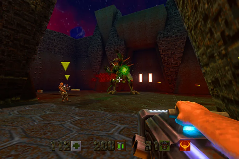 Vuelve Quake II en una edición mejorada visualmente, con una nueva expansión y con modo multijugador