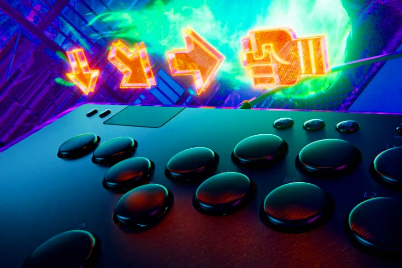 Razer ha presentado el mando arcade Kitsune con interruptores ópticos y botones de dirección