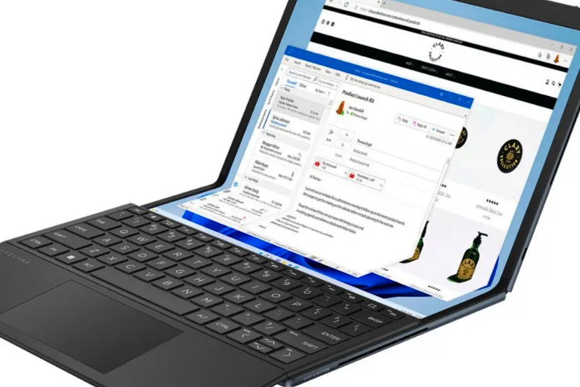 HP también adopta una pantalla plegable en su portátil Spectre Foldable. Costará 4.999 dólares