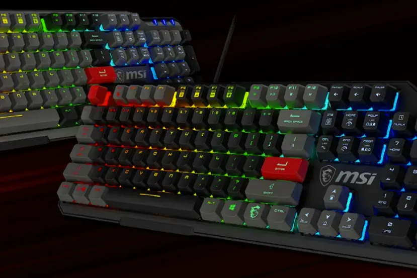 MSI anuncia sus teclados VIGOR GK41 con interruptores Kailh Red