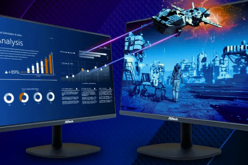 ASRock anuncia sus monitores Challenger Series con 100 Hz y entrada VGA