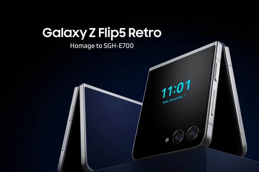 Samsung anuncia el Galaxy Z Flip 5 Retro inspirado en el icónico Samsung E700 de finales de los 90