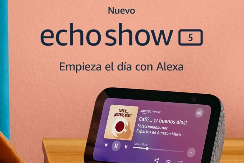 Pantalla inteligente con Alexa -  Echo Show 5 (3.ª generación),  Pantalla táctil de 5.5“, Alexa, Antracita