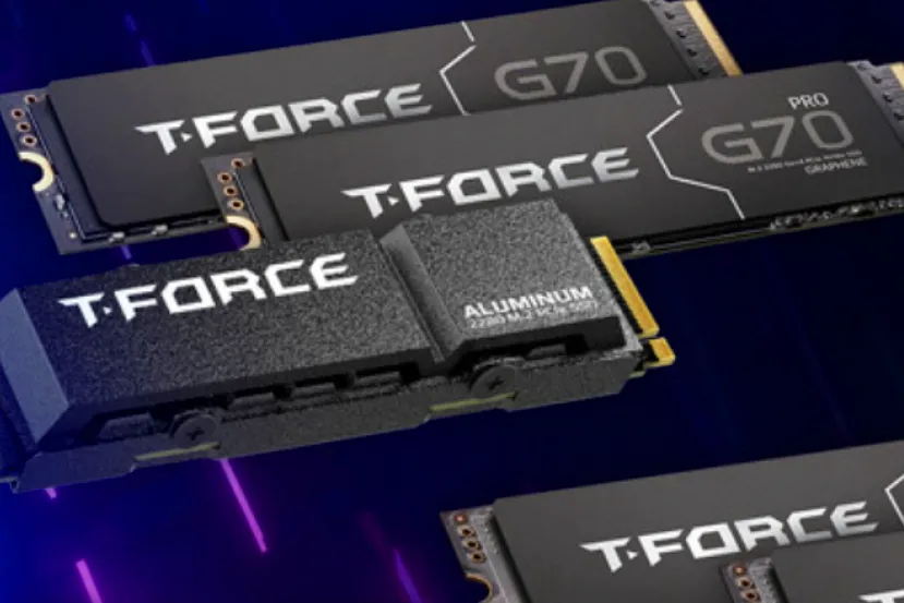 Hasta 7.000 MB/s en los nuevos SSD T-Force G70 Pro