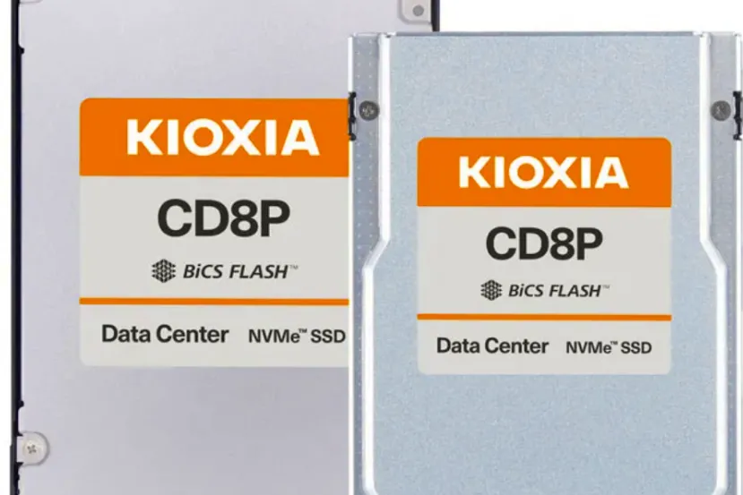 Los SSD Kioxia CM7 y CD8P consiguen la certificación PCIe 5.0 y NVMe 2.0 con hasta 30,72 TB de capacidad.