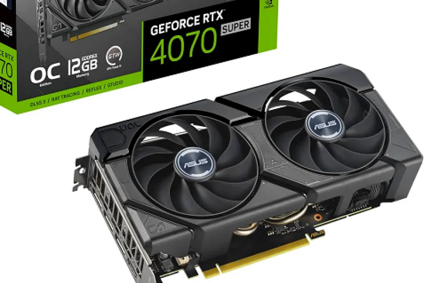 Filtrada la ASUS GeForce RTX 4070 SUPER DUAL OC que incluye el nuevo conector de 16 pines