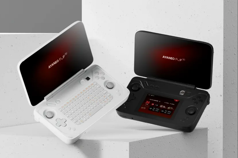 AYANEO presenta la consola con pantalla plegable FLIP KB o FLIP DS con teclado completo o pantalla secundaria