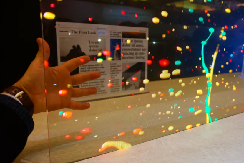Samsung ha mostrado sus nuevos paneles MICRO LED transparentes