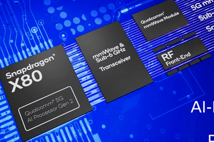 El módem Snapdragon X80 de Qualcomm integra un chip de IA para ofrecer mayor velocidad y menor latencia en redes 5G