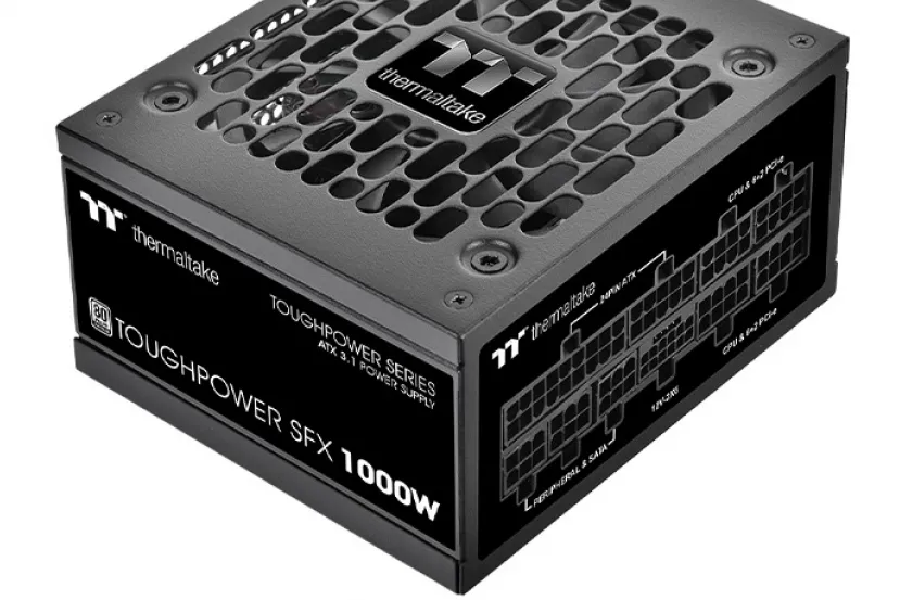 Las nuevas fuentes Thermaltake Toughpower SFX Platinum ofrecen hasta 1.000 W con el conector 12V-2X6