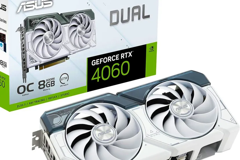 Ofertas para Hoy en Amazon: Consigue una ASUS RTX 4060 Dual en blanco por 350,98 euros, también portátiles, discos SSD y más