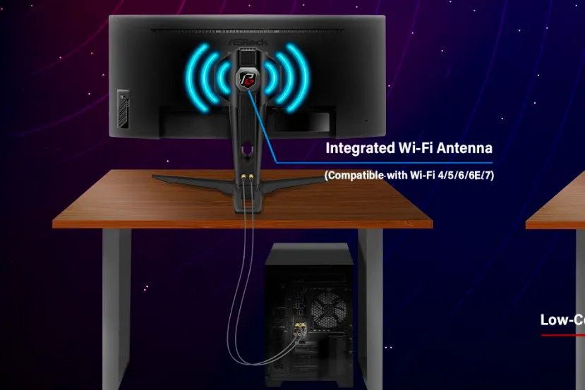 ASRock ha lanzado nuevos monitores Phantom Gaming de 27 pulgadas con antena WiFi incorporada