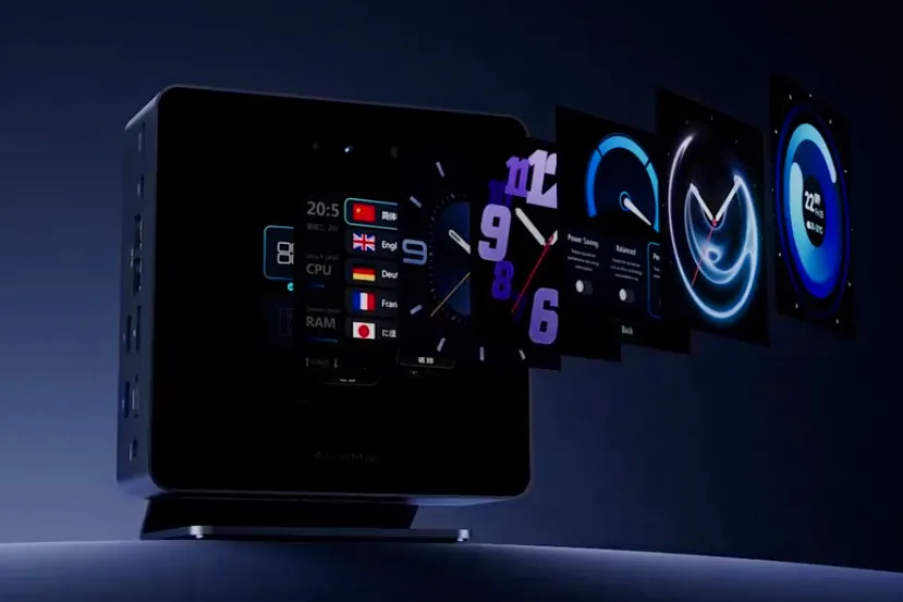 El MinisForum AtomMan X7 Ti es un curioso mini PC con pantalla táctil integrada 