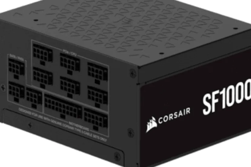 Nuevas fuentes Corsair SF1000 en formato SFX con eficiencia 80 PLUS Platinum y ATX 3.1