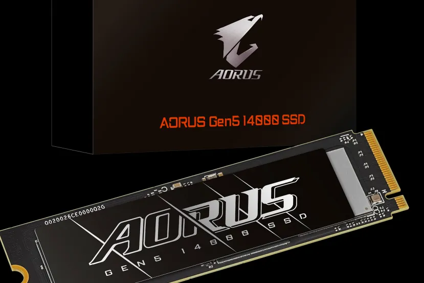 Nuevo SSD AORUS Gen5 14000 con hasta 14.500 MB/s de lectura 