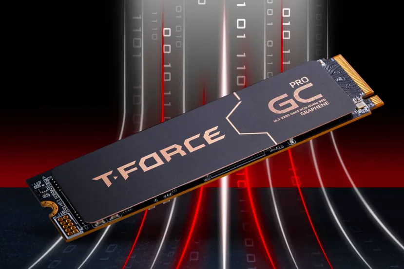 Nuevo SSD T-Force GC PRO con hasta 12500 MB/s y disipador de grafeno incorporado