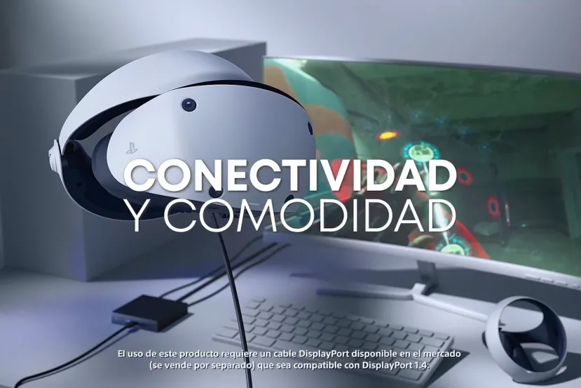 Ya está disponible el adaptador de Sony para conectar las PS VR2 al PC por 59,99 euros