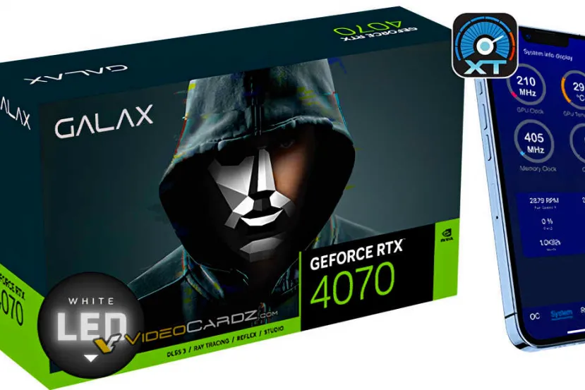 Se ha confirmado una GALAX RTX 4070 con memoria GDDR6 a 20 Gbps