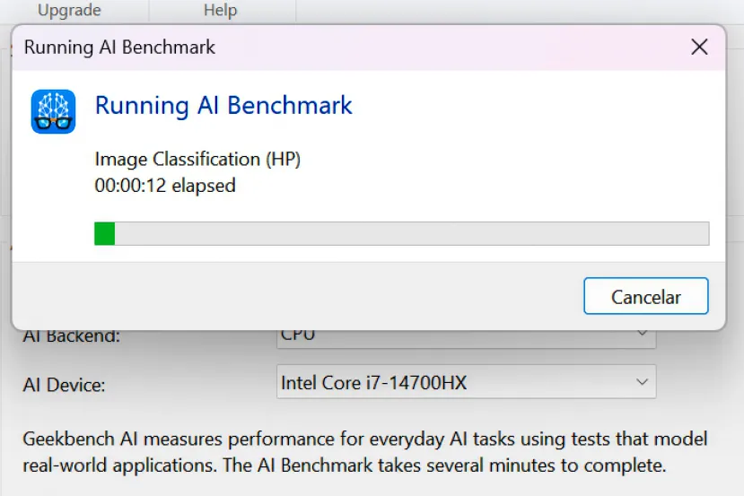 Geekbench cambia su test ML para Inteligencia artificial a Geekbench AI y lanza la versión 1.0 adaptándose a la tendencia actual