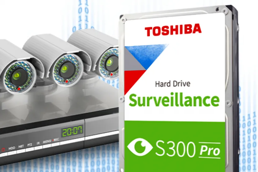 Hasta 10 TB en los nuevos discos duros para videovigilancia Toshiba S300 Pro