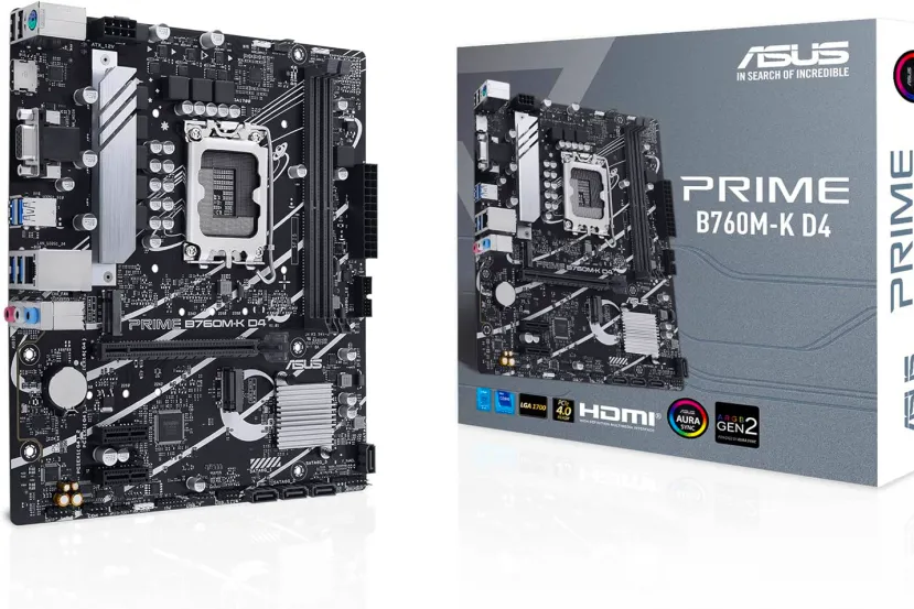 Ofertas para Hoy en Amazon: Placa ASUS Prime B760M-K D4 por 87,55 euros, procesadores Intel y accesorios para consolas