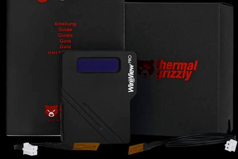 Thermal Grizzly lanza el WireView PRO, un conector para GPUs con pantalla OLED, detector de temperatura en los pines y avisador acústico