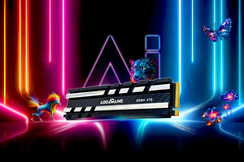 Nuevos SSD M.2 AddLink AddGame G55 y G55H con PCIe 5.0 y hasta 10.300 MB/s