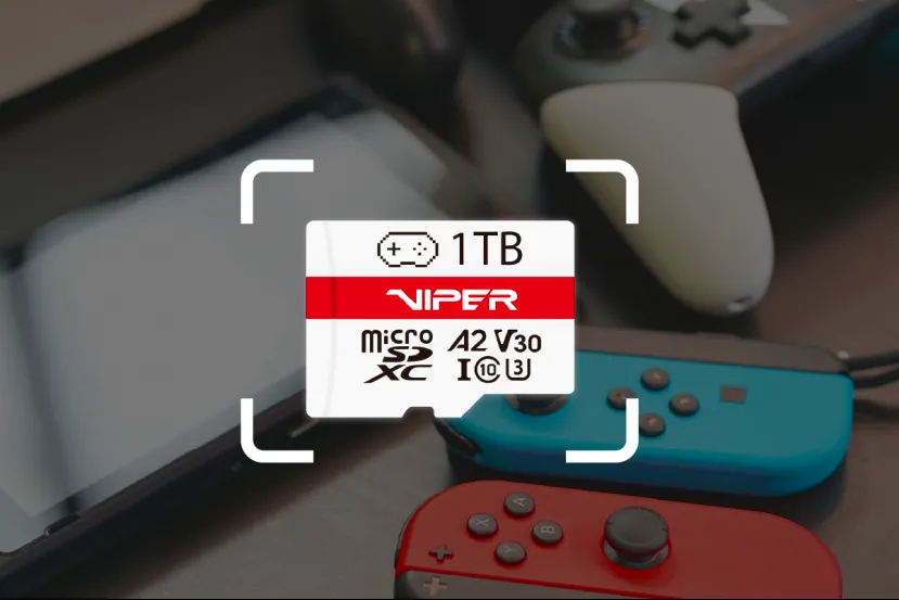 Patriot presenta su microSD para jugadores Viper Gaming V30 A2 con hasta 1 TB y 100 MB/s de lectura