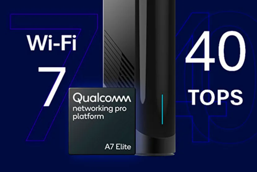 Qualcomm lanza la plataforma Networking Pro A7 Elite donde reune WiFi7, 5G, eth 10 Gbps junto con IA de hasta 40 TOPS