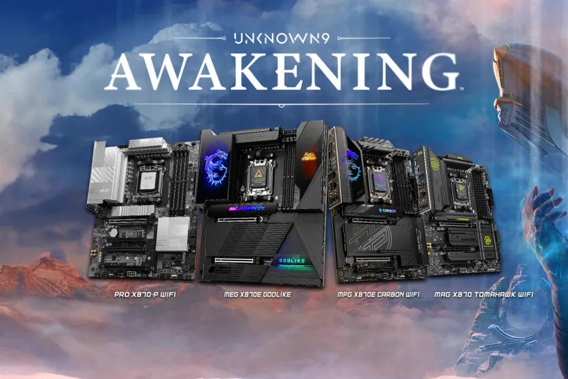 MSI gives away the game Unknown 9 Awakening with the purchase of AMD boards with X870/X870E chipset