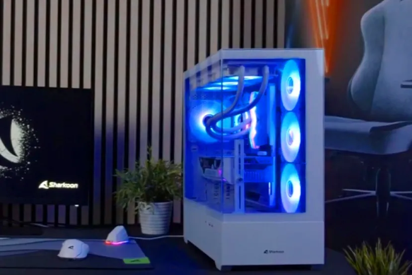 Sharkoon AK6 RGB. Nueva torre con ventanas panorámicas de cristal templado y soporte para BTF