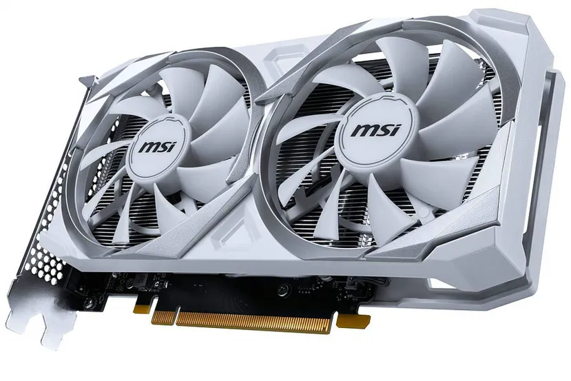 MSI ha lanzado la RTX 3050 Ventus 2X XS en color blanco