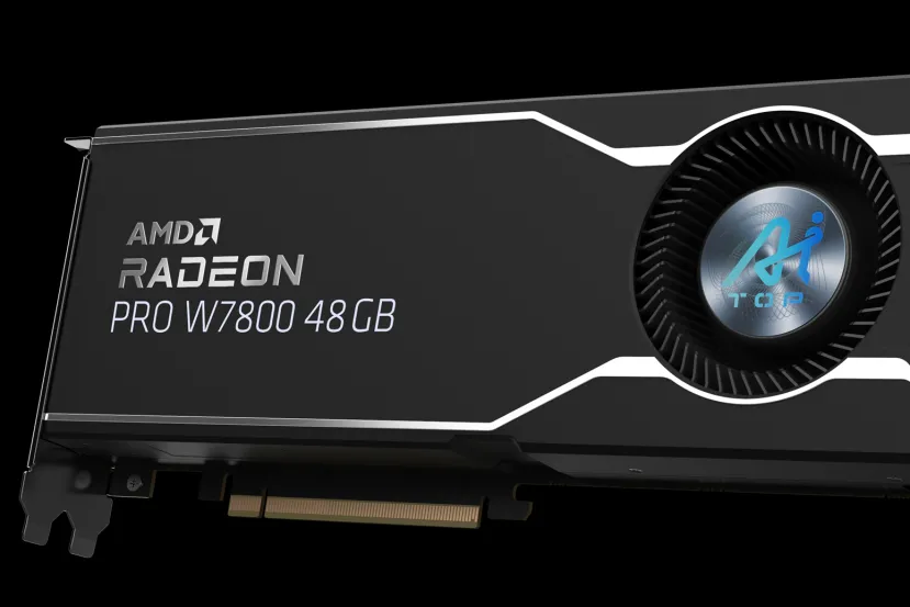 Nueva GIGABYTE Radeon Pro W7800 AI TOP con 48 GB de VRAM