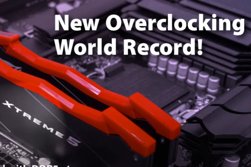 12.611,6 MT/s es la velocidad del nuevo récord mundial de overclock DDR5