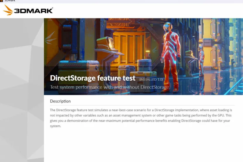 3DMark añade un benchmark para medir el rendimiento de DirectStorage