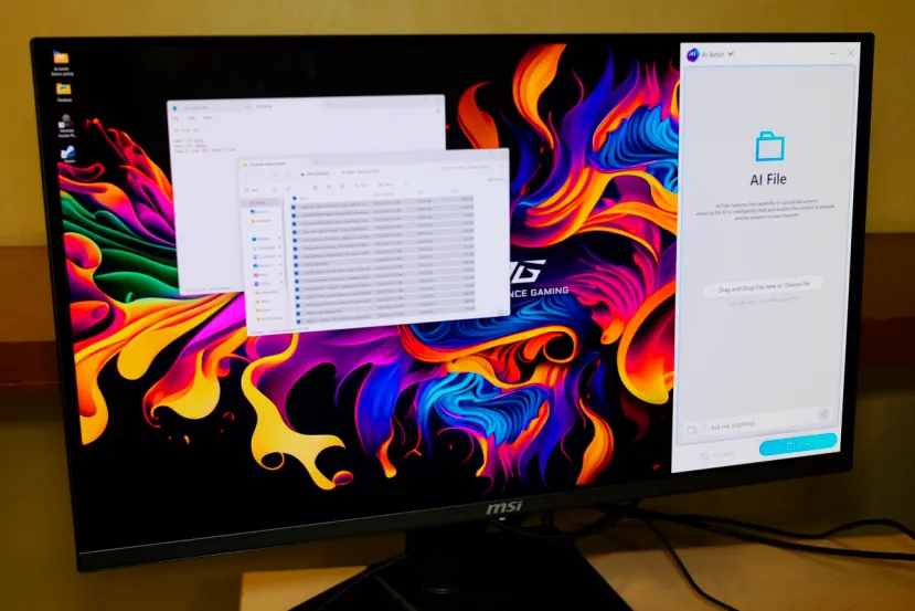 Hasta 4K y 240 Hz en el monitor MSI MPG 272URX QD-OLED