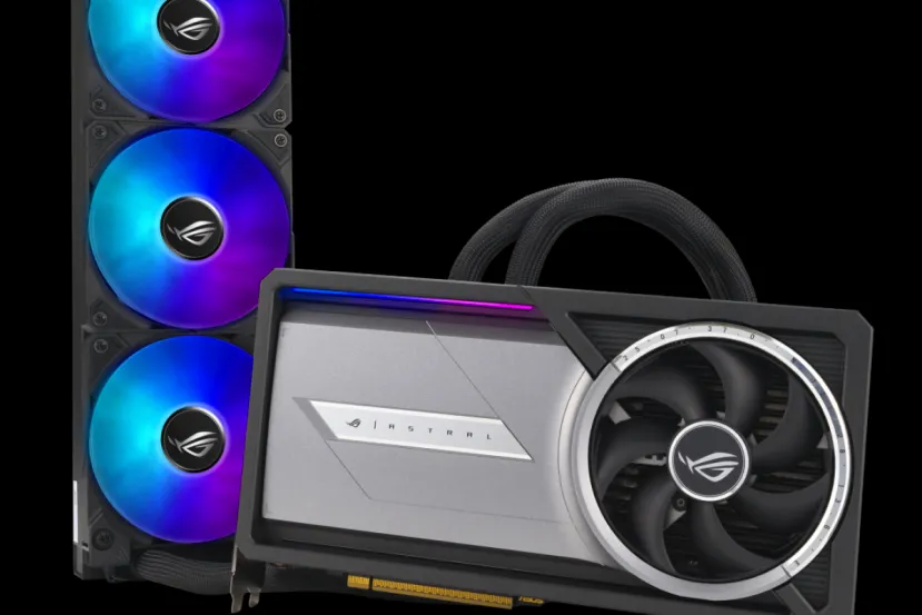 ASUS presenta las tarjetas gráficas RTX 5090 y RTX 5080 ROG Astral con 4 ventiladores