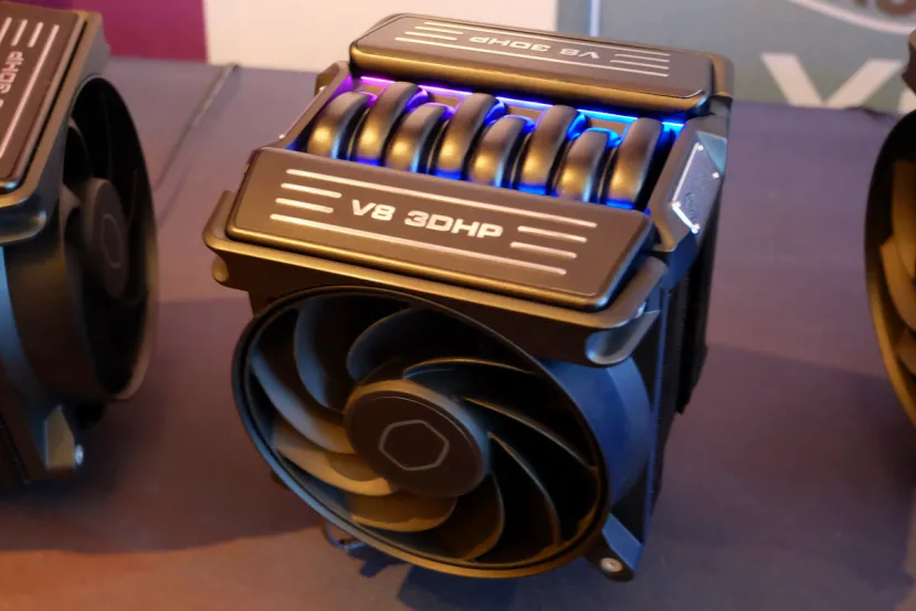 Cooler Master presenta los disipadores V Series con tecnología 3DHP que añade un tubo de calor directamente en la zona caliente de la CPU