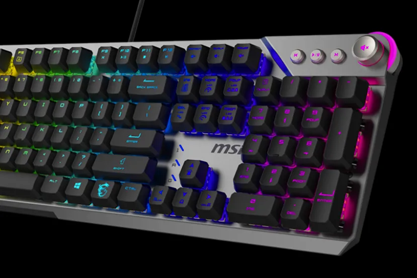 MSI STRIKE 600: Nuevo teclado mecánico de aluminio con interruptores Kailh Midnight Pro Silent