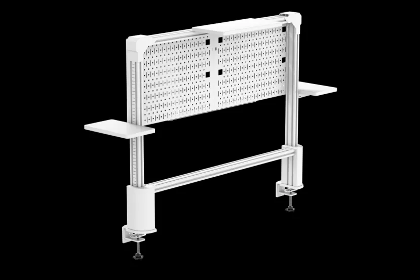 Nuevo panel perforado Corsair Multi Frame para añadir a tu escritorio disponible en tamaños de 120 y 180 cm