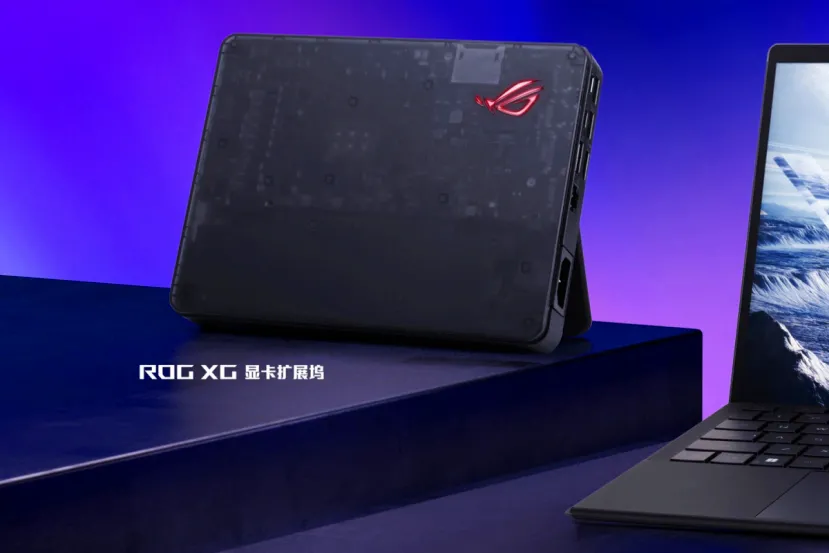 Las nuevas eGPU de ASUS vienen con hasta la NVIDIA RTX 5090, conexión por Thunderbolt 5 y más puertos RJ45, USB, HDMI y DP