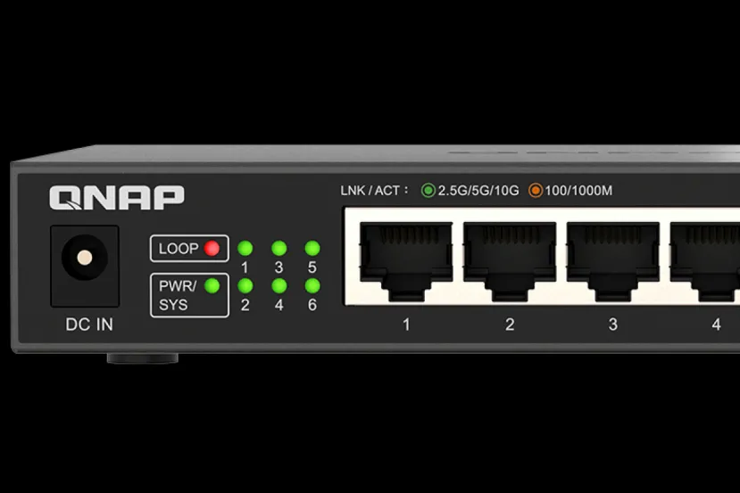 Nuevo Switch QNAP QSW-2104-2T-R2 con 4 puertos de 2,5 GbE y 2 de 10 GbE